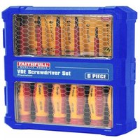 Faithfull 6 Piece VDE Precision Screwdriver Set