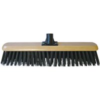 Faithfull Threaded Socket Black PVC Platform Broom Head 18"