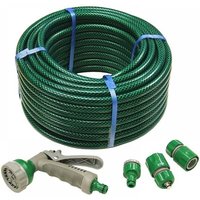 Faithfull 71039.16630.24606 Pvc Reinforced Hose 30M Fittings & Spray Gun