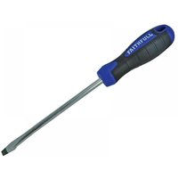 Faithfull Soft Grip Flared Slotted Tip Screwdriver
