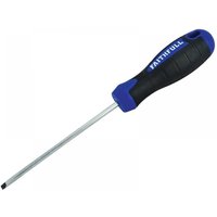 Faithfull Soft Grip Parallel Slotted Tip Screwdriver