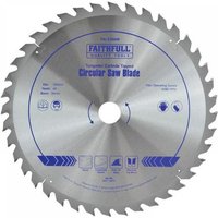 Faithfull Fine Cross Cut TCT Circular Saw Blade