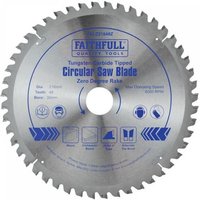 Faithfull Zero Degree TCT Circular Saw Blade