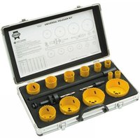 Faithfull 16 Piece Universal Hole Saw Kit