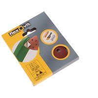 Flexovit 63642526400 Delta Hook & Loop Sanding Sheets 94Mm Medium 80G (Pack 6)