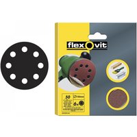 Flexovit 63642526384 Hook & Loop Sanding Disc 115Mm Coarse 50G (Pack 6)