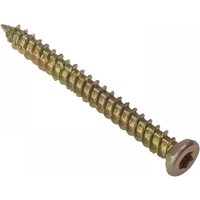 Forgefix 10CFS102 Concrete Frame Screw Torx® Compatible High-Low Thread Zyp 7.5 X 102Mm Bag 10