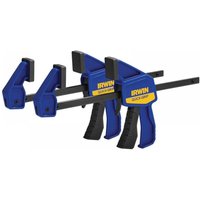 Irwin Quick-Grip T5462EL7 Mini One-Handed Bar Clamp 150mm (6") Twin Pack