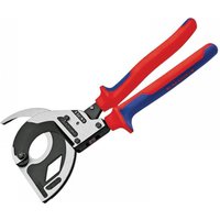 Knipex 95 32 320 3 Stage Ratchet Action Cable Cutters Multi-Component Grip 320Mm