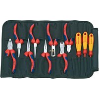 KNIPEX 00 19 41 11-Piece Pliers & Screwdriver Set in Tool Roll 00 19 41