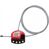 Master Lock S806 Four Padlock Lockout Hasp With Adjustable Cable 1.8M