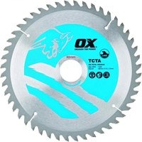 Ox Tools OX-TCTA-1903048 Ox Alu/Plastic/Laminate Cutting Circular Saw Blade 190/30Mm 48 Teeth Tcg EA