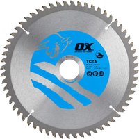 Ox Tools OX-TCTA-2103060 Ox Alu/Plastic/Laminate Cutting Circular Saw Blade 210/30Mm 60 Teeth Tcg EA