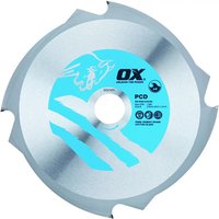 Ox Tools OX-PCD-216/30 Ox Fibre Cement Cutting Blade - 4 Teeth - 216/30Mm EA