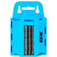 Ox Tools OX-P222110 Ox Pro 100 Pack Heavy Duty Knife Blades & Dispenser EA