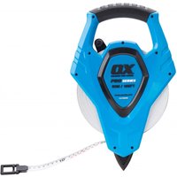 Ox Tools OX-P028250 Ox Pro Fibreglass Open Reel Tape - 50M / 165Ft EA