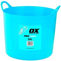 Ox Tools OX-P110620 Ox Pro Heavy Duty 20L Flexi Tub EA