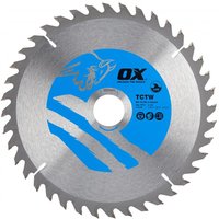 Ox Tools OX-TCTW-2103040 Ox Wood Cutting Circular Saw Blade 210/30Mm 40 Teeth Atb EA