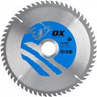 Ox Tools OX-TCTW-2103060 Ox Wood Cutting Circular Saw Blade 210/30Mm 60 Teeth Atb EA