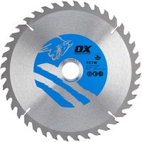 Ox Tools OX-TCTW-2503040 Ox Wood Cutting Circular Saw Blade 250/30Mm 40 Teeth Atb EA