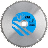 Ox Tools OX-TCTW-3003080 Ox Wood Cutting Circular Saw Blade 300/30Mm 80 Teeth Atb EA