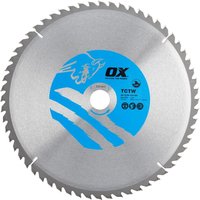 Ox Tools OX-TCTW-3053060 Ox Wood Cutting Circular Saw Blade 305/30Mm 60 Teeth Atb EA