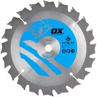 Ox Tools OX-TCTW-TF-1361020 Ox Wood Cutting Thin Kerf Circular Saw Blade 136/10Mm 20 Teeth Atb EA