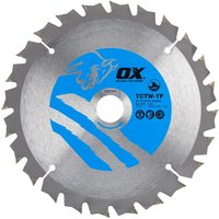 Ox Tools OX-TCTW-TF-1602024 Ox Wood Cutting Thin Kerf Circular Saw Blade 160/20Mm 24 Teeth Atb EA