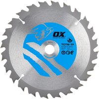 Ox Tools OX-TCTW-TF-1651624 Ox Wood Cutting Thin Kerf Circular Saw Blade 165/16Mm 24 Teeth Atb EA