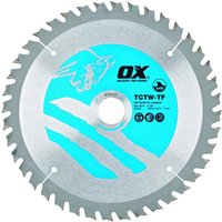 Ox Tools OX-TCTW-TF-1652040 Ox Wood Cutting Thin Kerf Circular Saw Blade 165/20Mm 40 Teeth Atb EA