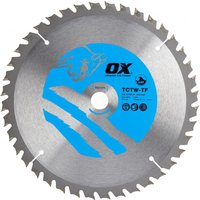 Ox Tools OX-TCTW-TF-1841640 Ox Wood Cutting Thin Kerf Circular Saw Blade 184/16Mm 40 Teeth Atb EA