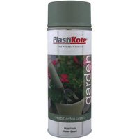 Plastikote 027202 Garden Colours Spray Paint Herb Garden Green 400Ml