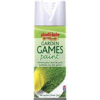 Plastikote 004376 Garden Games Spray Paint White 400Ml