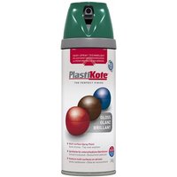 Plastikote 021109 Twist & Spray Gloss Lawn Green 400Ml