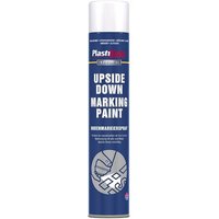 Plastikote 446001 Upside Down Marking Paint White 750Ml