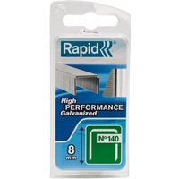 Rapid 40109514 140/8Nb 8Mm Galvanised Staples (Narrow Box 970)