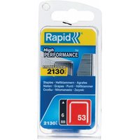 Rapid 5000741 53/6B 6Mm Galvanised Staples (Pack 2000)