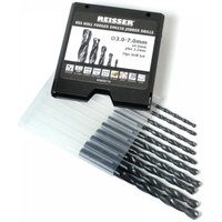 Reisser HSSRSET10 Hss Rolled Drill Set (10Pc) 3.0-7.0Mm