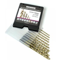 Reisser HSSTINSET10 Hss Titanium Drill Set (10Pc) 3.0-7.0Mm