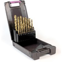 Reisser TINSET25 Hss Titanium Drill Set (25Pc) 1.0-25.0Mm