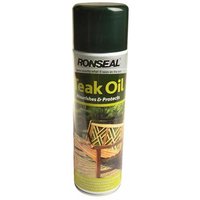Ronseal 35820 Garden Furniture Teak Oil Aerosol 500Ml