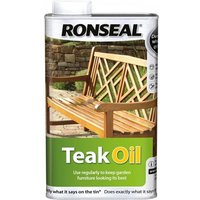 Ronseal 35821 Garden Furniture Teak Oil Can 1 Litre