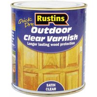 Rustins EAVS500 Exterior Varnish Satin 500Ml