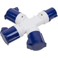 Sealey 3 Way Cable Socket Adaptor / Splitter 240v