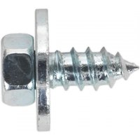 Sealey ASW121 Acme Screw With Captive Washer #12 X 1/2in Zinc Pack Of 50