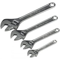 Siegen 4 Piece Adjustable Spanner Set