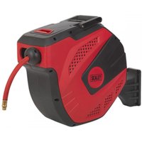 Sealey SA824 Air Hose Reel Auto-Rewind Control 30M Ø10Mm Id - Rubber Hose