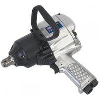 Sealey SA297 Air Impact Wrench 1inSq Drive Pistol Type - Twin Hammer