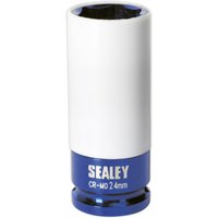 Sealey 1/2" Drive Impact Socket Metric for Alloy Wheels