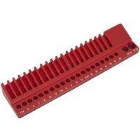 Sealey Magnetic 10mm Hex Shank Screwdriver Bit Storage Rack